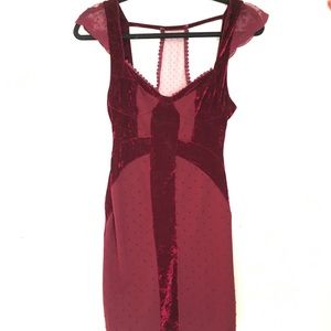 Free people velvet dress!